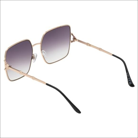 Metal Frame Square Sunglasses with UV400 Protection